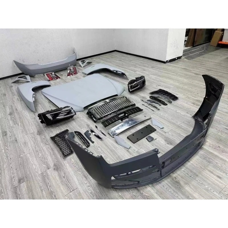 For  Ghost 1st Gen Upgrade to 4th Gen Body Kit 2010-2014 Upgrade to 2024 LED Headlights Front and Rear Bumper Grilles